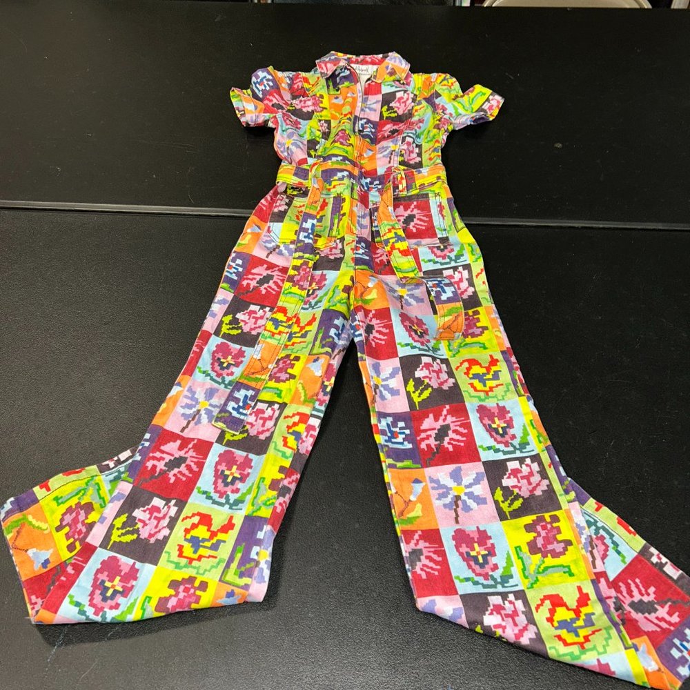 Rachel Antonoff Colorful Patchwork Jumpsuit